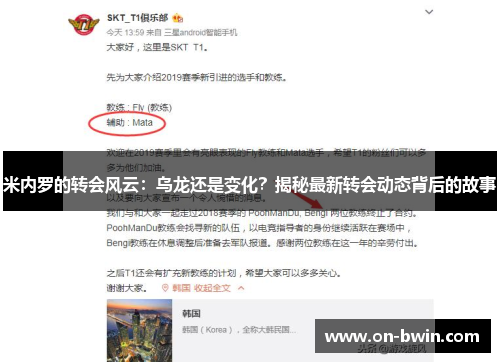 米内罗的转会风云：乌龙还是变化？揭秘最新转会动态背后的故事