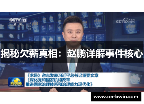 揭秘欠薪真相：赵鹏详解事件核心
